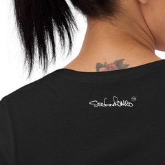 Beat Your Kids Women's Short Sleeve T-shirt (Black) - stefanromeoprints