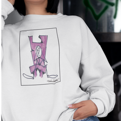 Stickmon in Purple Premium Sweatshirt - stefanromeoprints