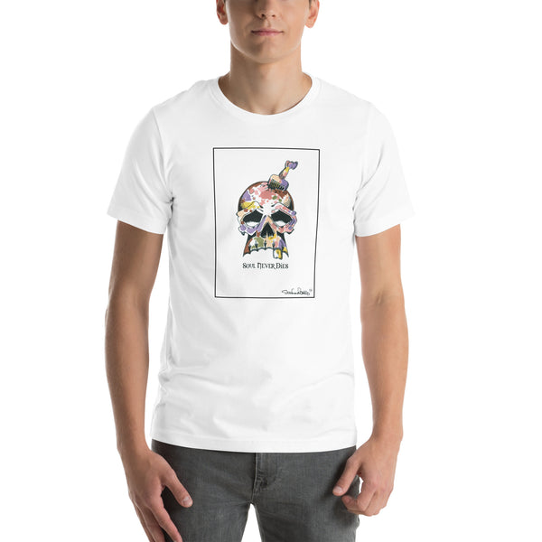 Men's Skull T-Shirt (White) - stefanromeoprints