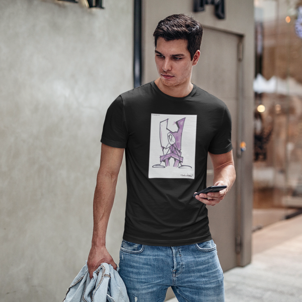 Two Tone Stickmon Men's Classic Tee - stefanromeoprints